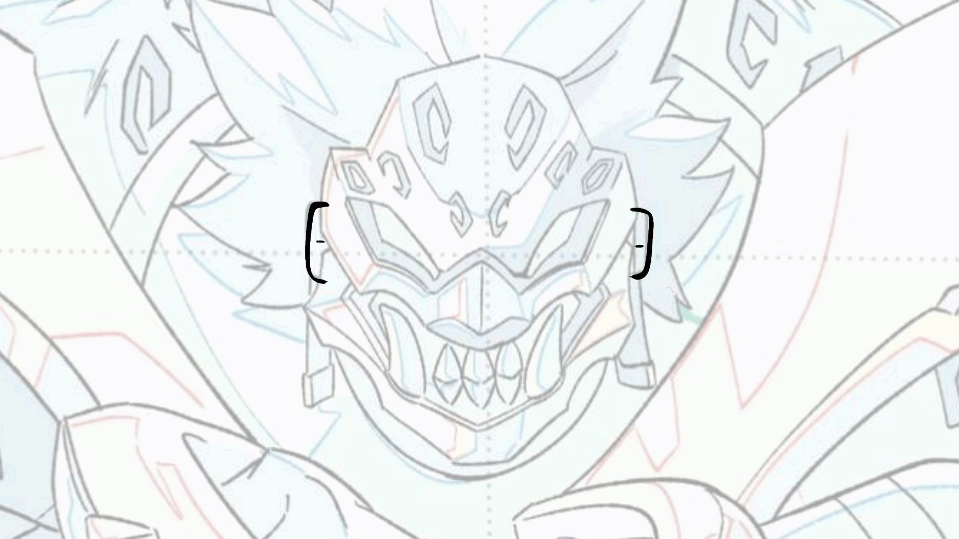 Layout of a Mecha Mask